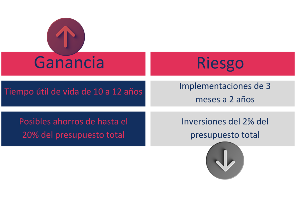 Ganancias y riegos de un ERP